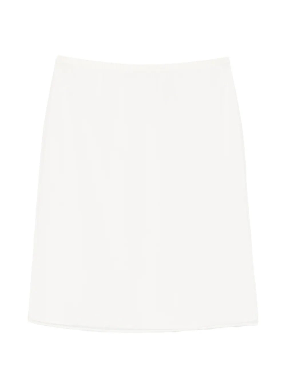 The Row Ivera elasticated-waistband midi skirt - Bianco