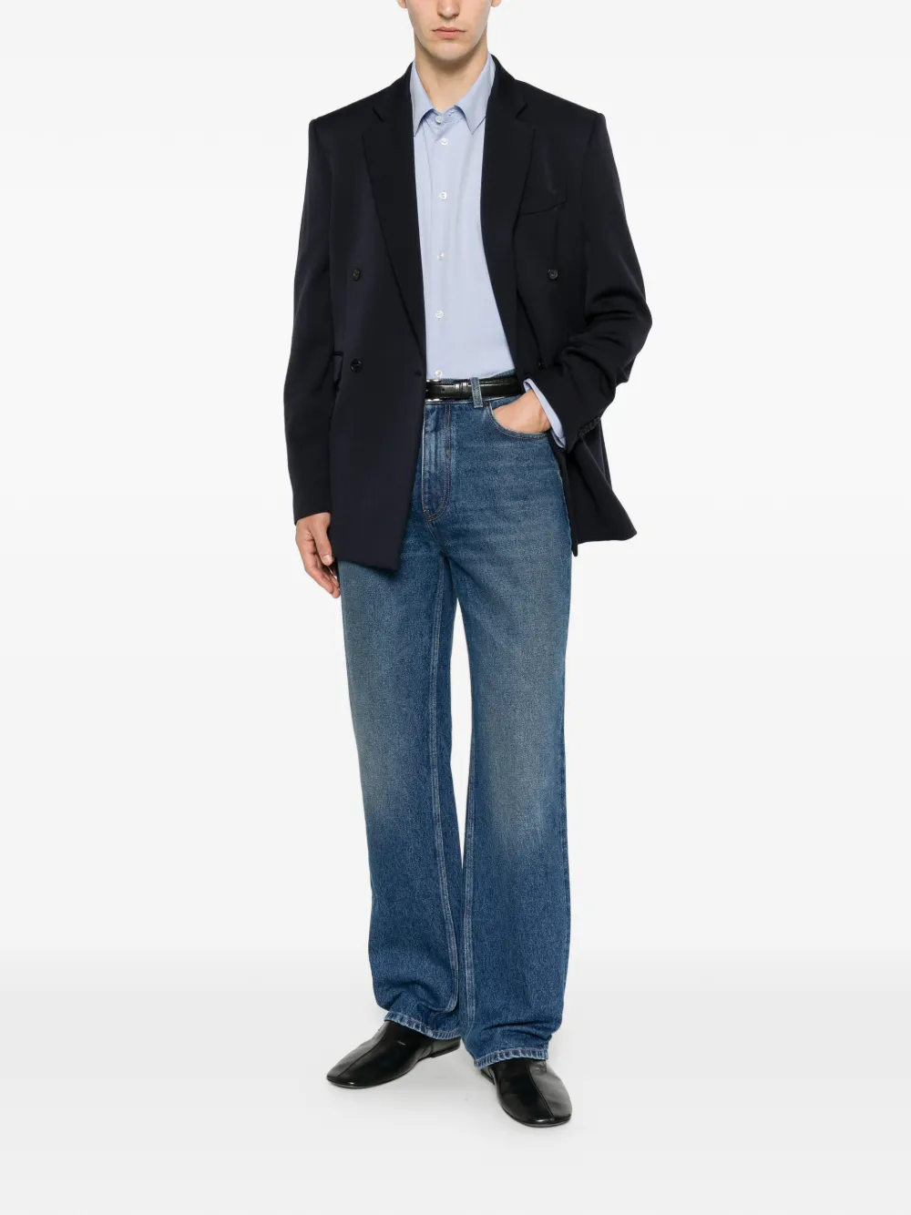  The Row Camisa Paxon Con Botones - Azul 