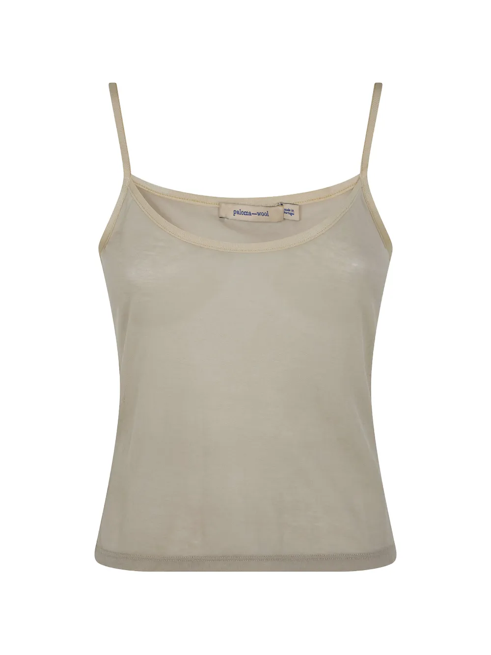 Paloma Wool Nasem semi-sheer camisole tank top - Toni neutri