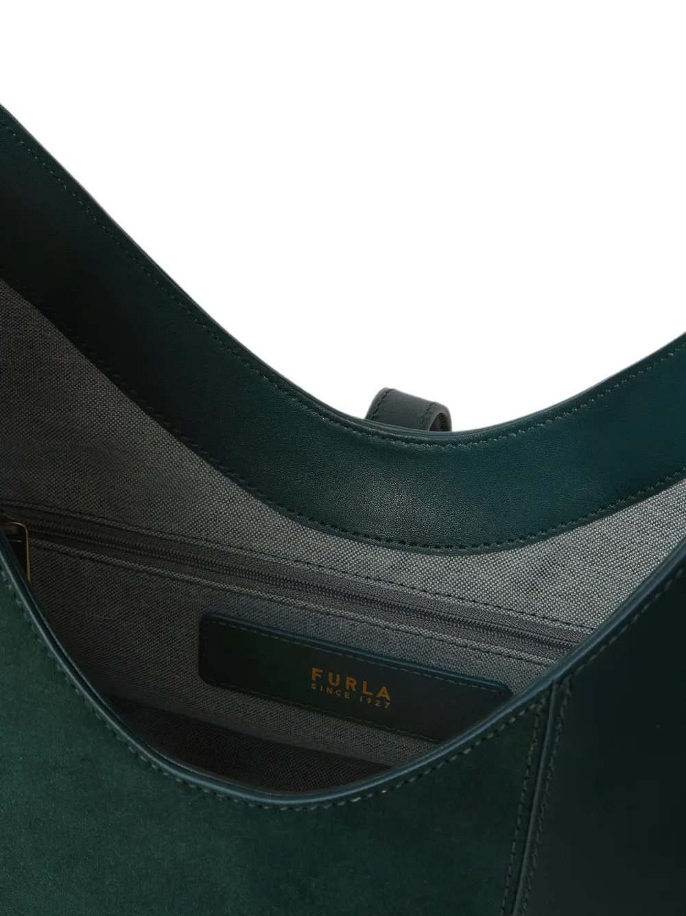 Furla Leren schoudertas Groen