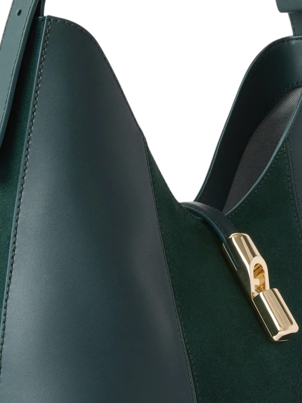 Furla Leren schoudertas Groen