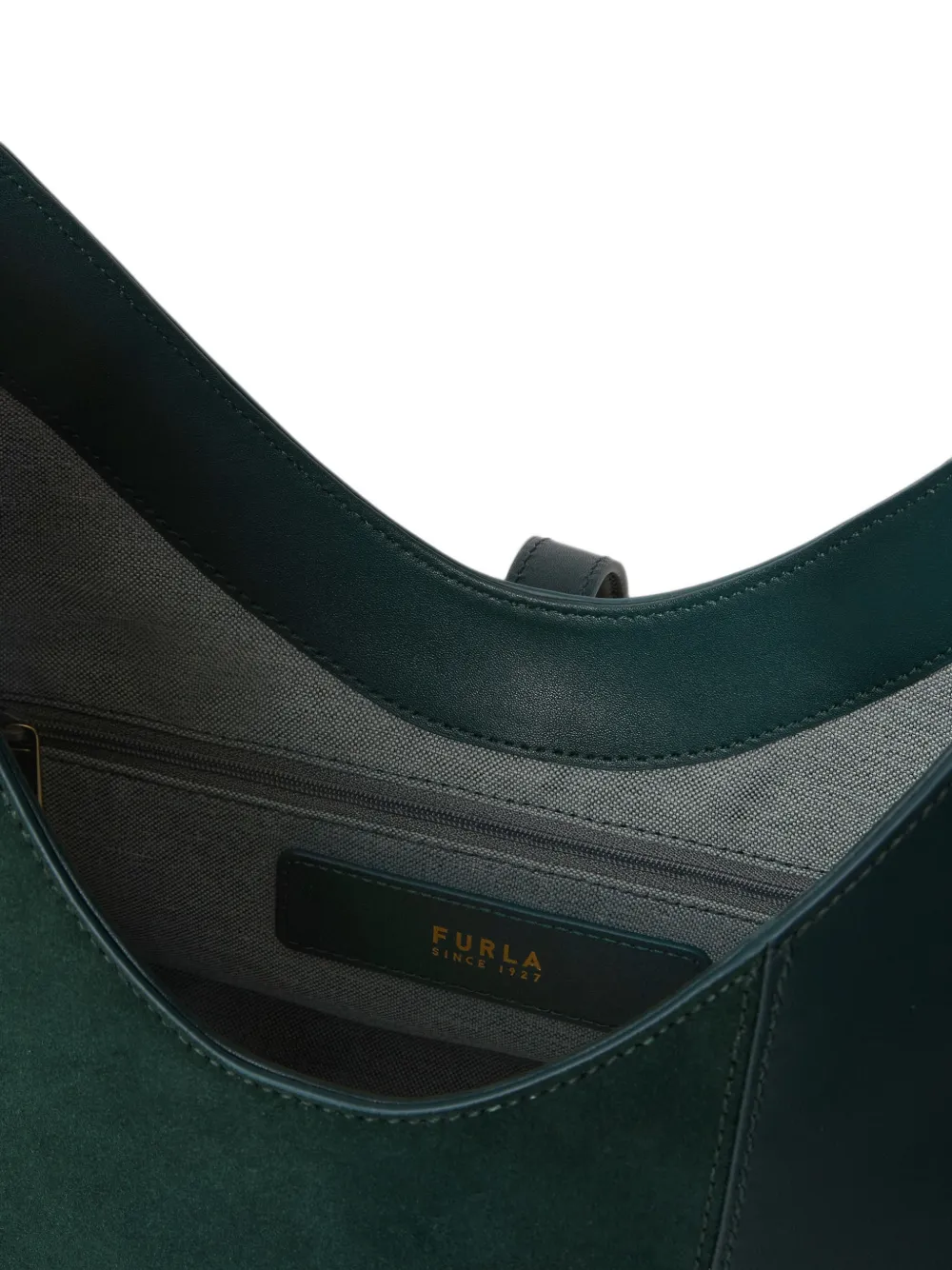 Furla Leren schoudertas Groen