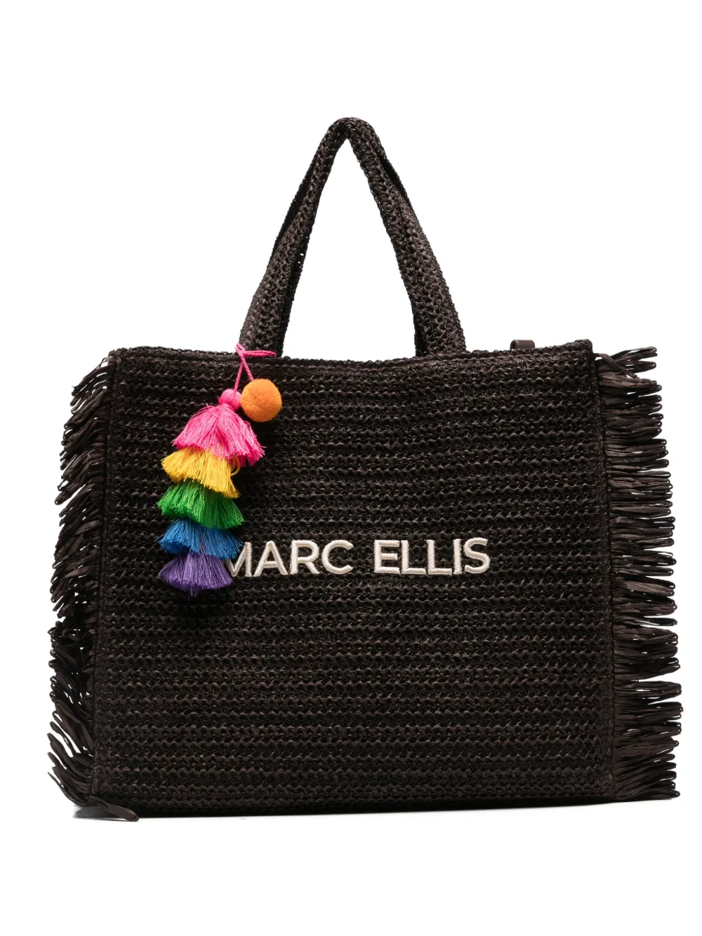 Marc Ellis Borsa tote Buby S. Claire grande con frange - Marrone