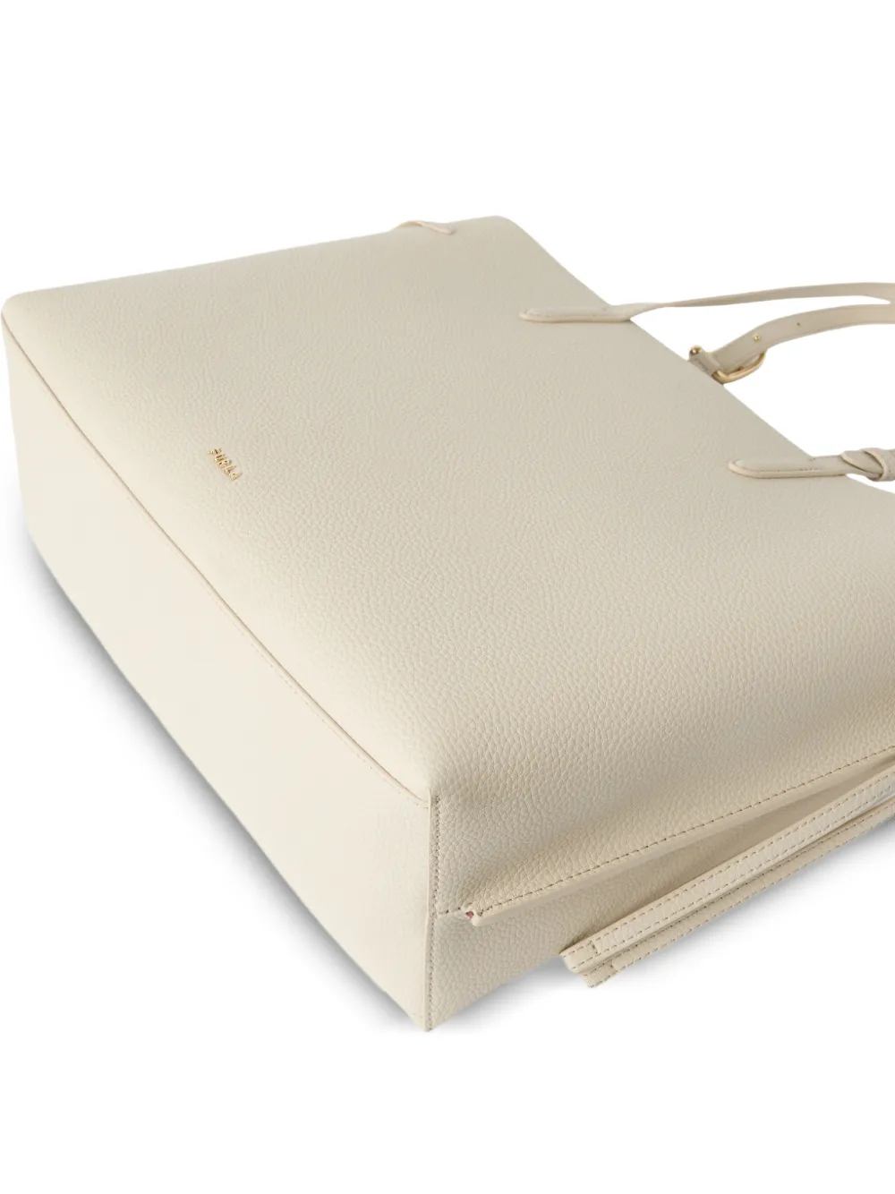 Furla Grote Ava leren shopper Beige