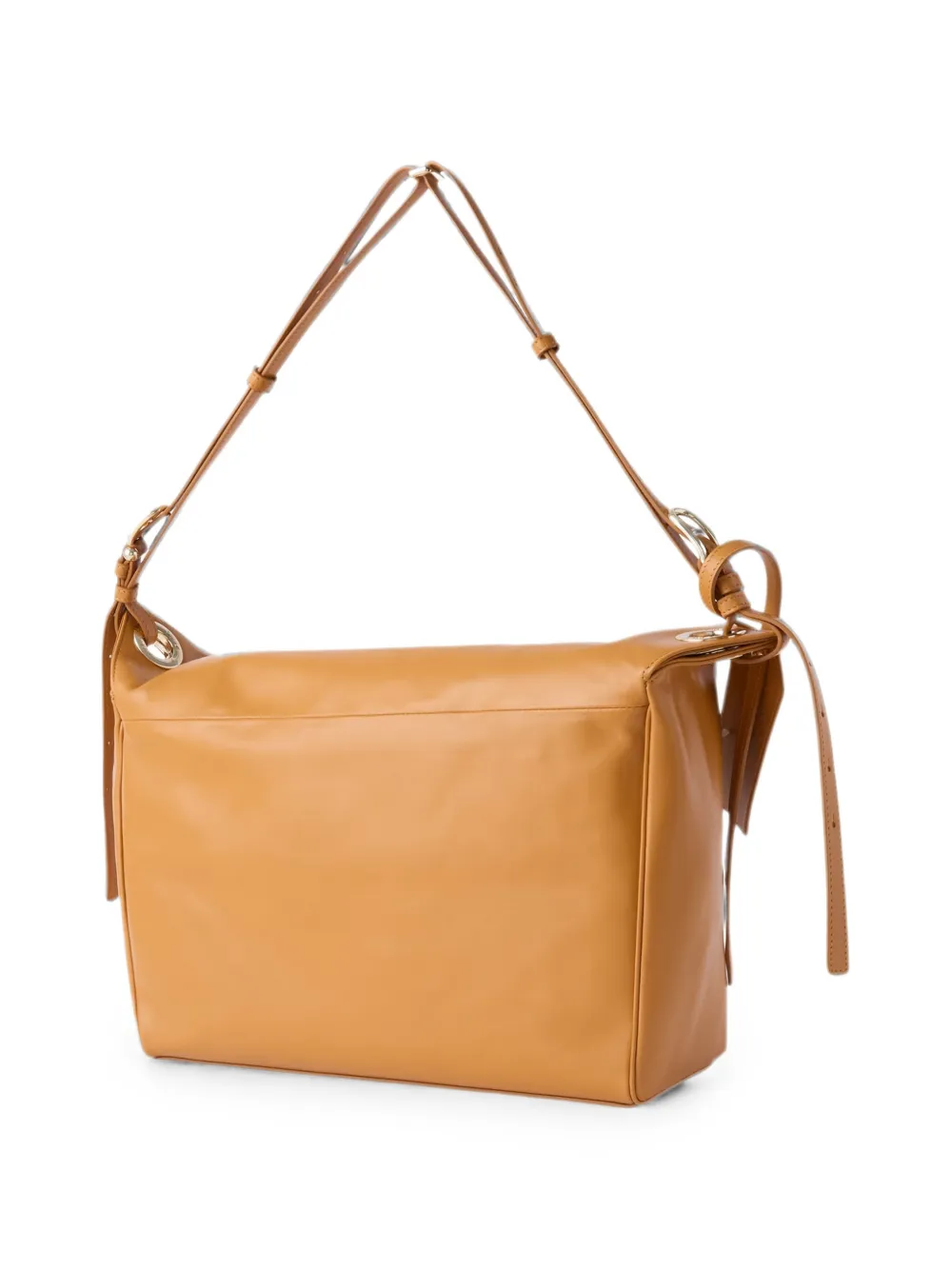 Furla Grote leren schoudertas Bruin