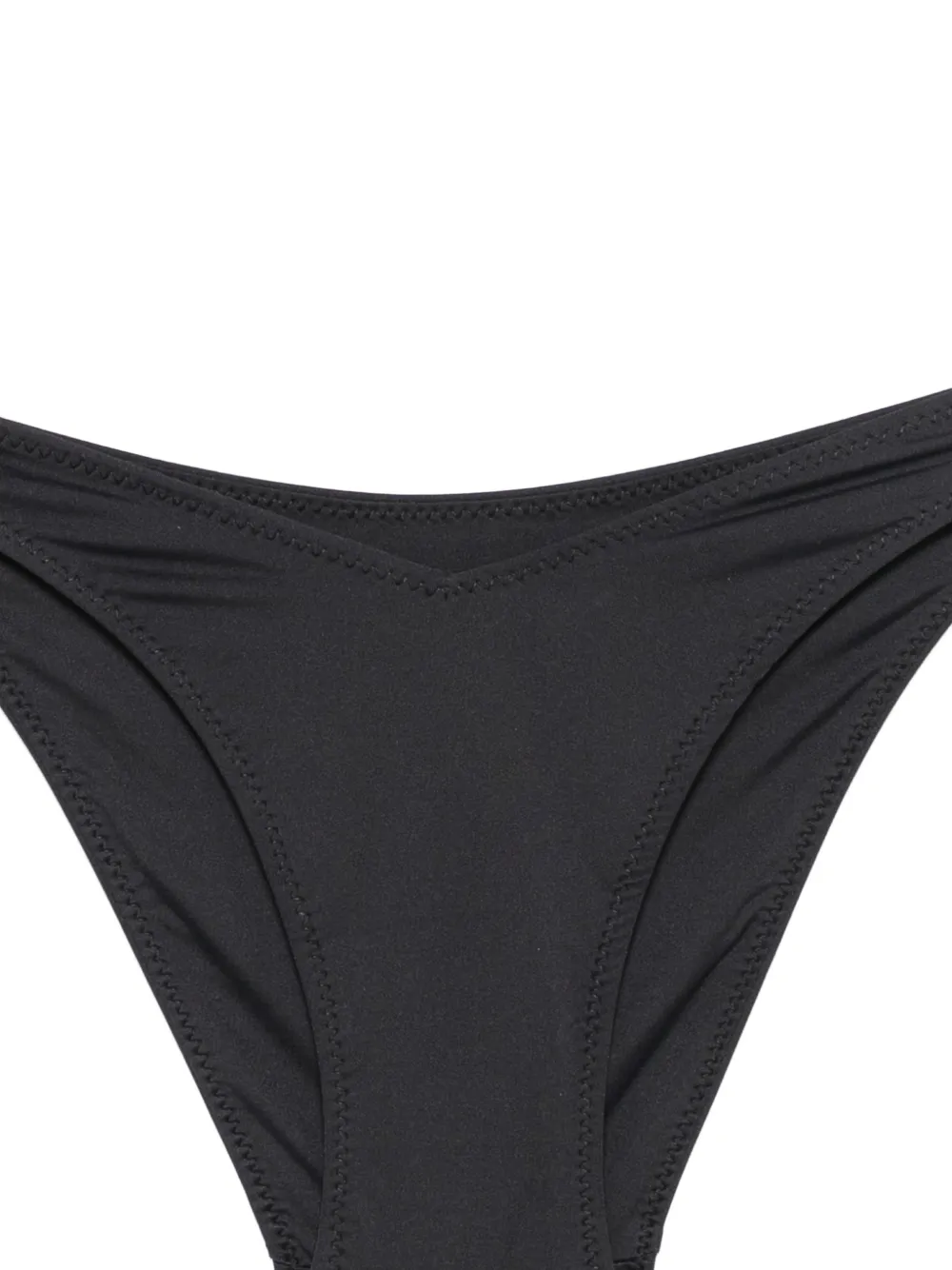 Frankies Bikinis Harper bikinislip met V-voorkant Zwart