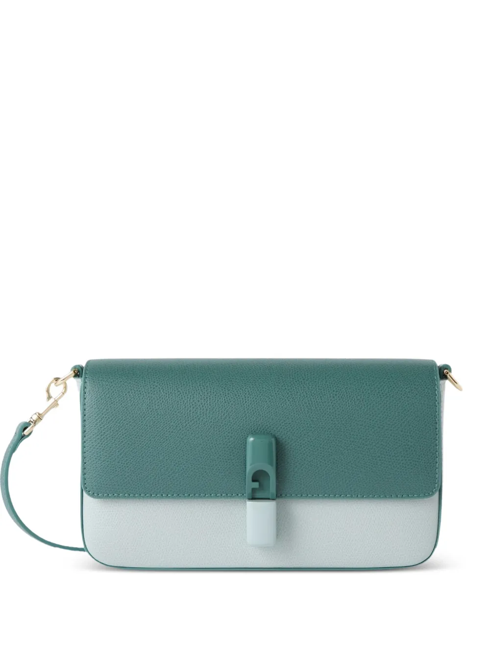 Furla small two-tone cross body bag - Verde