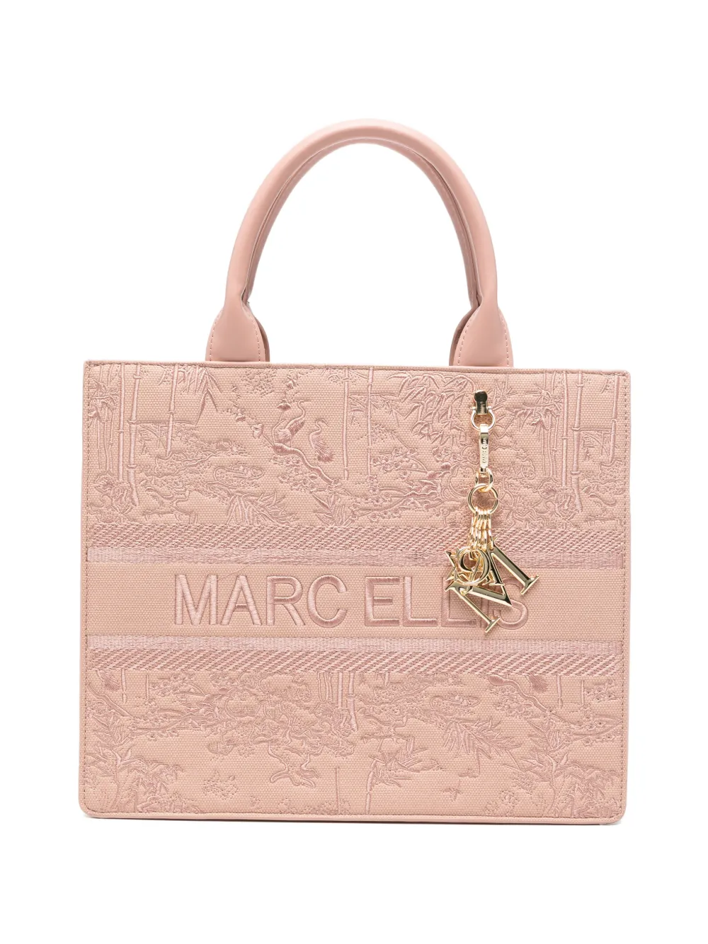 Marc Ellis Bestickter Shopper - Rosa