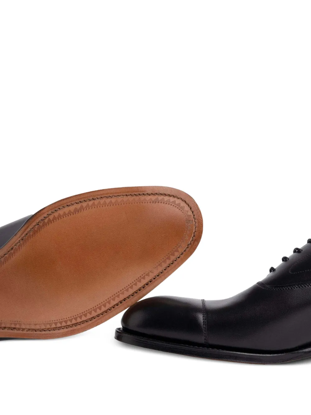 Hackett London x Cheaney Oxford schoenen met neus Zwart