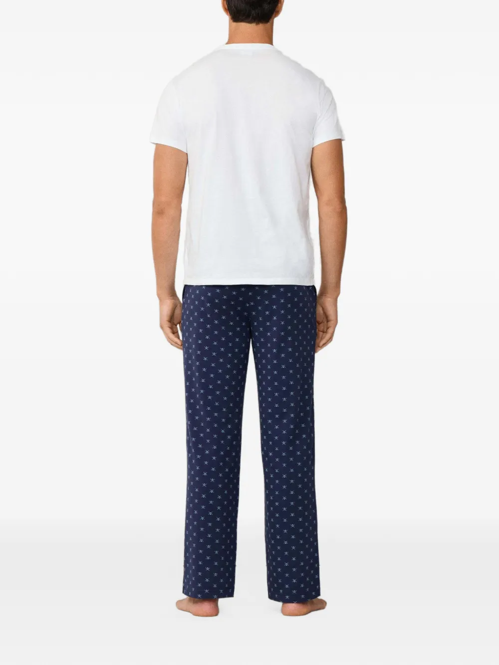 Hackett London embroidered-logo T-shirt Wit
