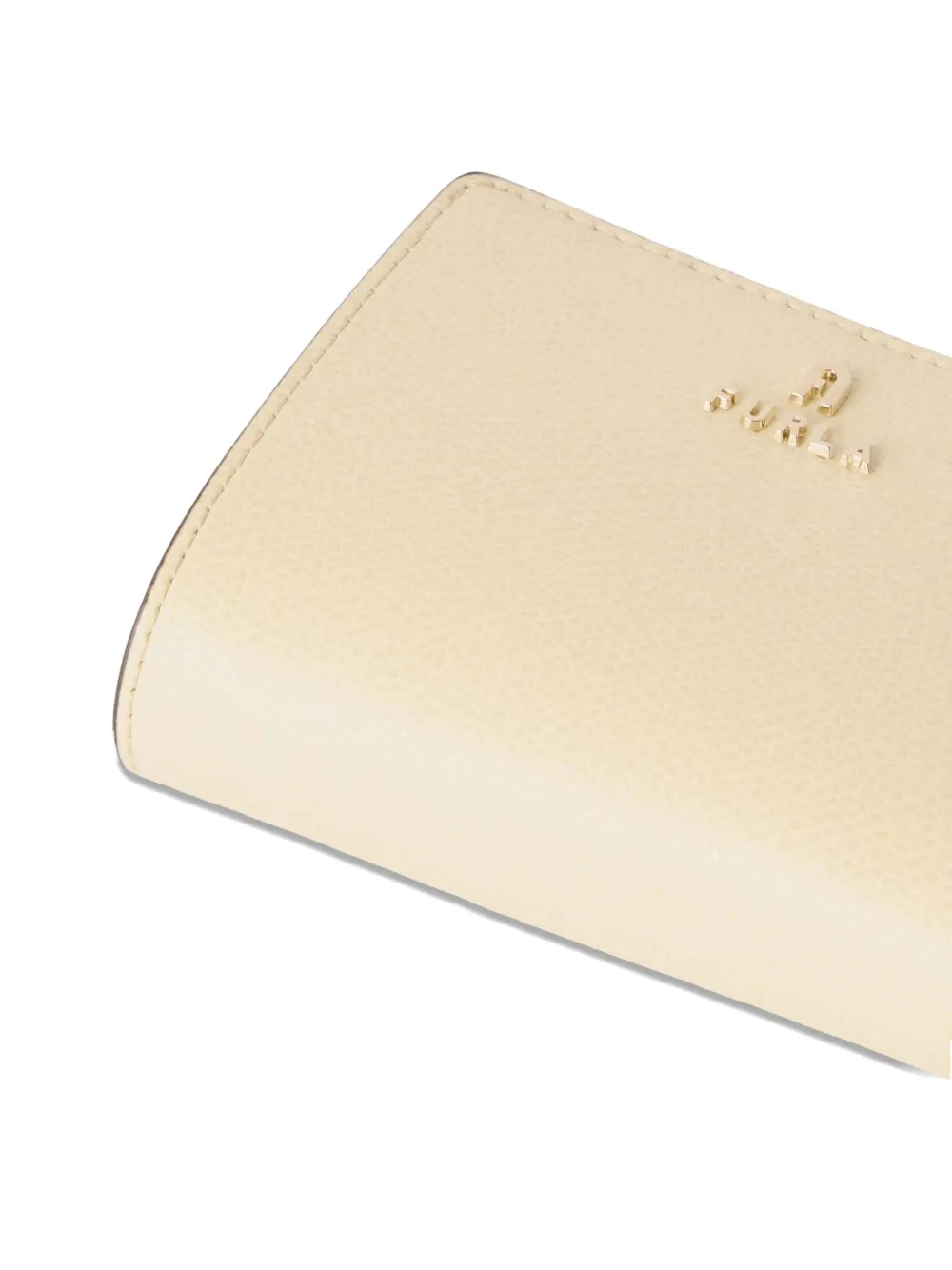 Furla Camelia portemonnee van bewerkt leer Beige