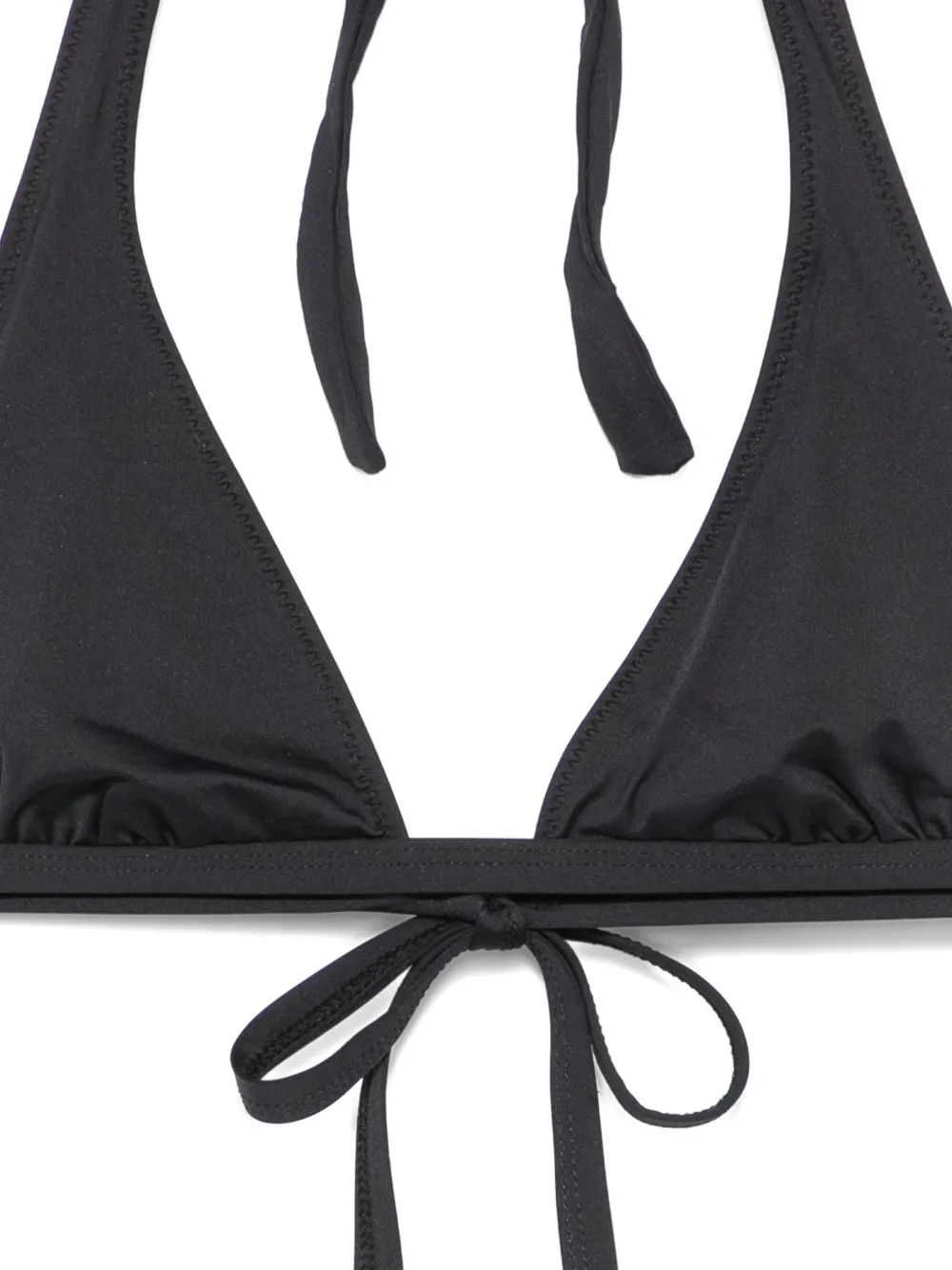 Frankies Bikinis Frank bikinitop met halternek Zwart