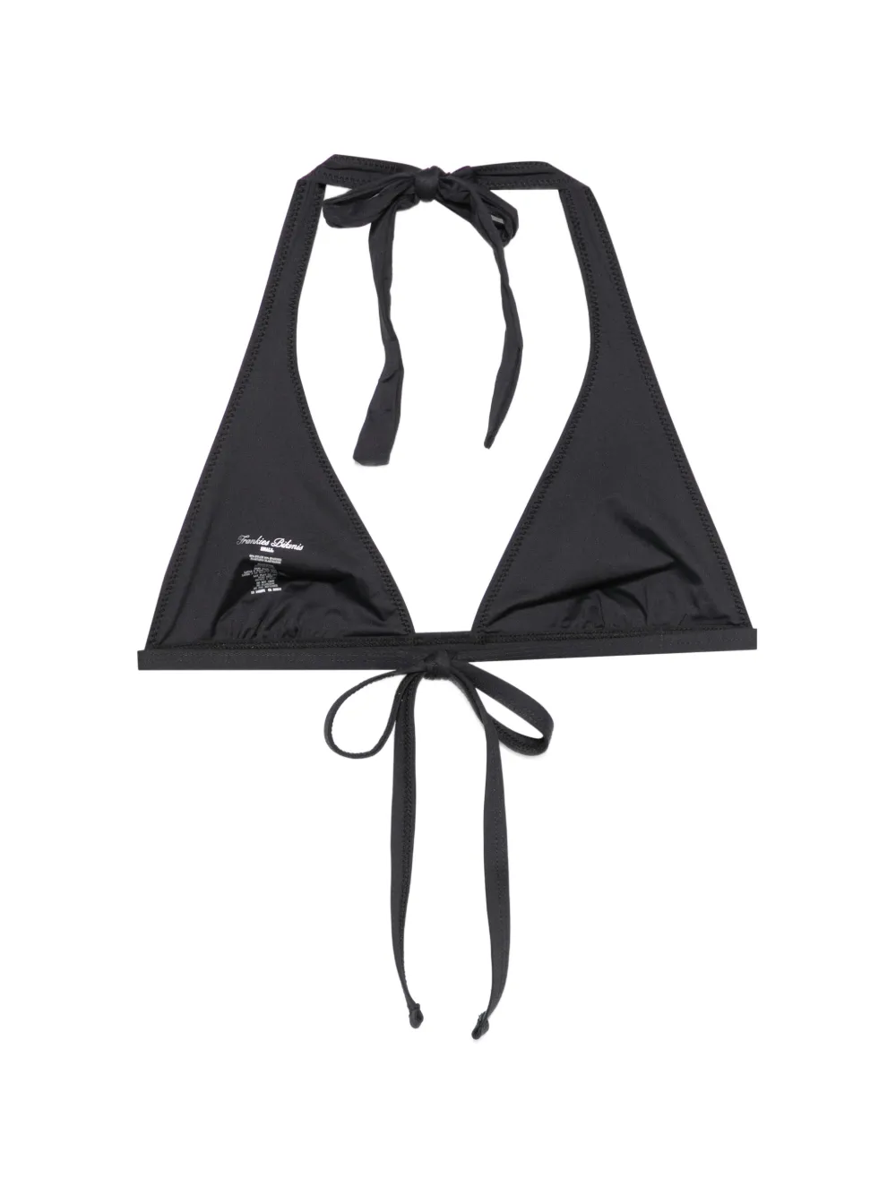 Frankies Bikinis Frank bikinitop met halternek Zwart