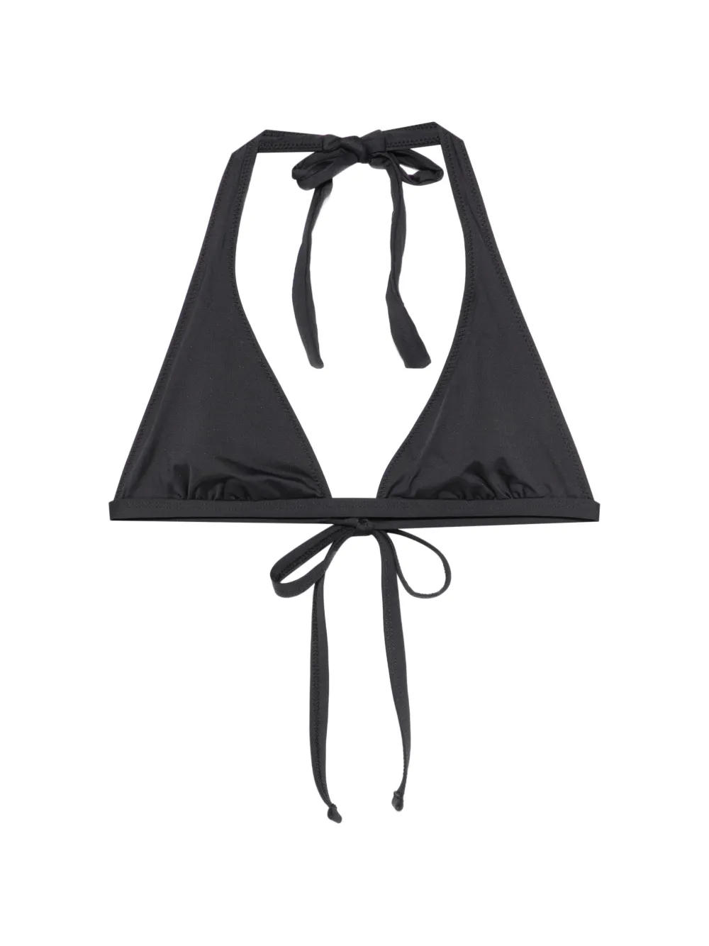 Frankies Bikinis Frank halterneck triangle bikini top - Nero