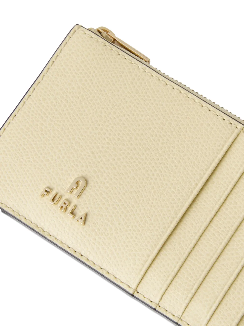 Furla Camelia leren portemonnee Beige