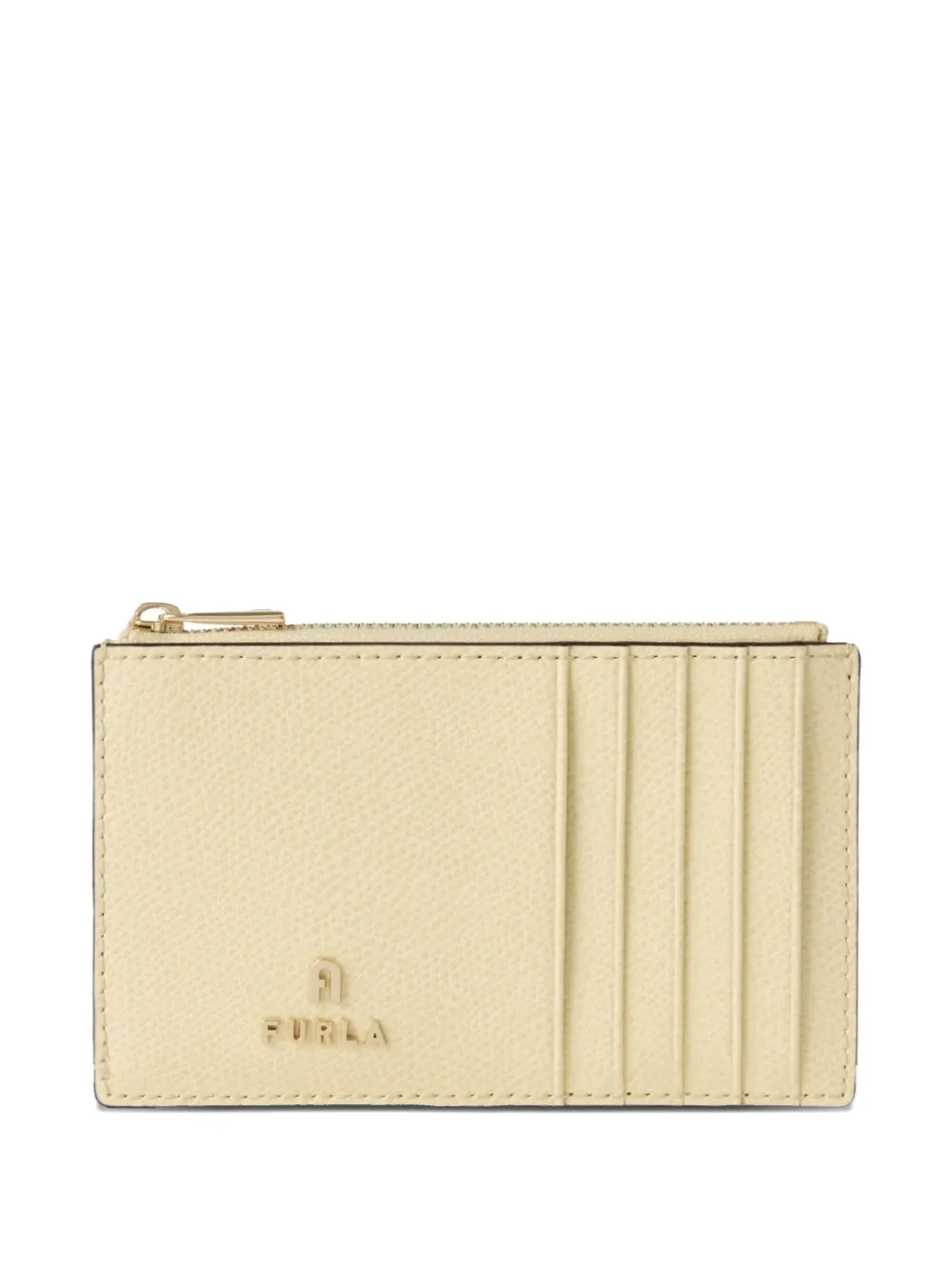 Furla M Camelia leather card case - Toni neutri