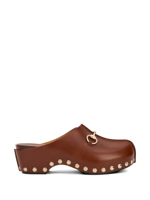 Gucci horsebit studded clogs