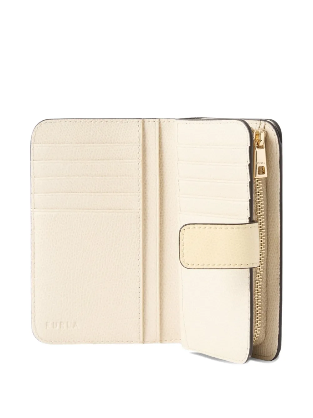 Furla Camelia leren portemonnee Beige