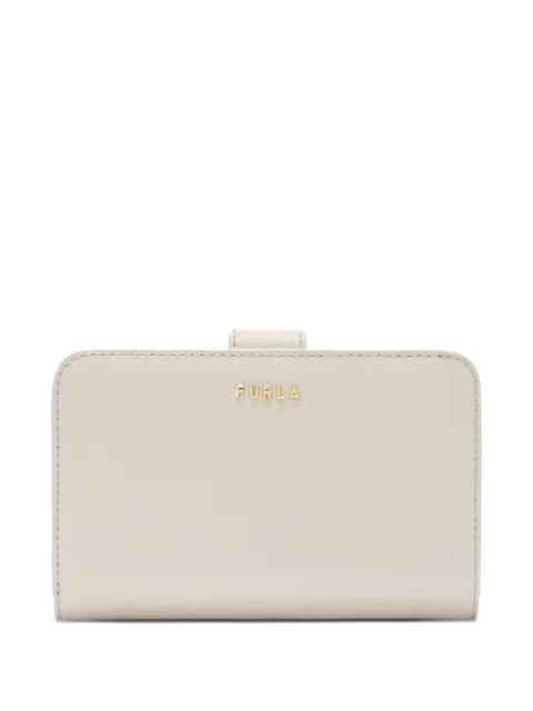 Furla logo-plaque leather wallet