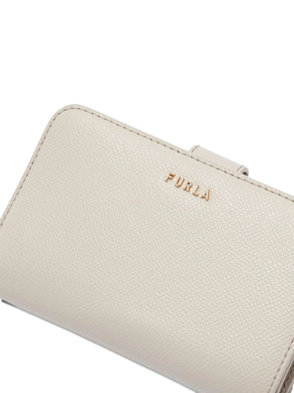 Furla Portemonnee met logoplakkaat Wit