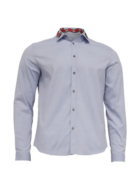 Gucci Pre-Owned Kingsnake embroidered shirt