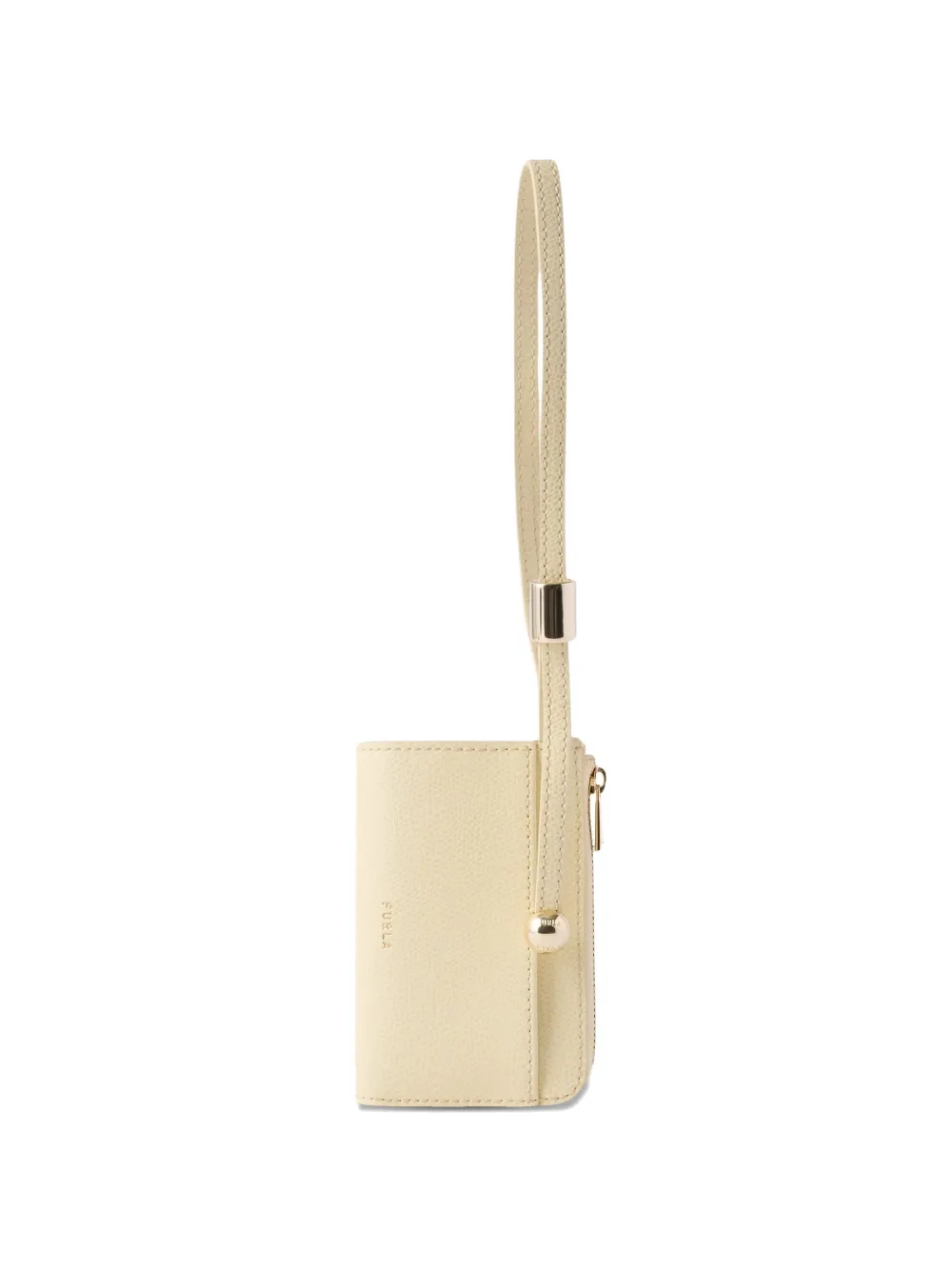 Furla small Laura wrist-strap card holder - Toni neutri