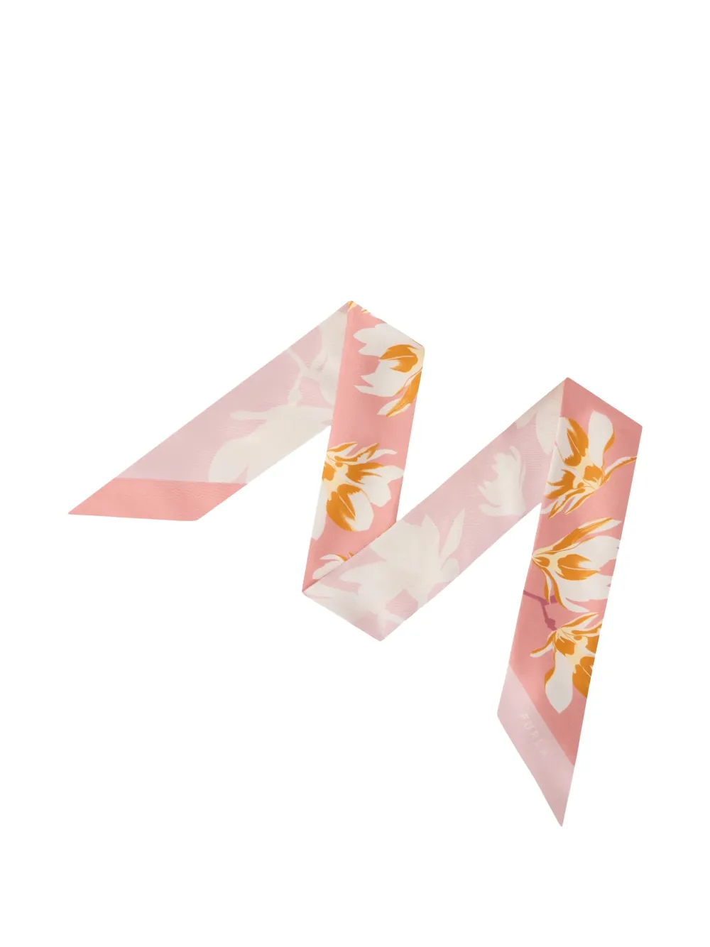 Furla Metropolis floral-print scarf - Rosa