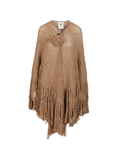Chiara Is Peonia fringe-trimmed shawl