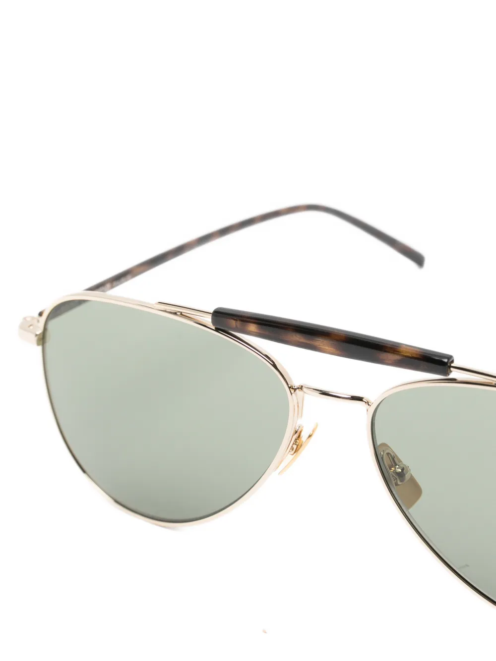 Saint Laurent Eyewear SL864 zonnebril met piloten montuur Goud