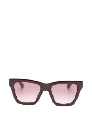 Gucci Eyewear GG キャットアイ サングラス | パープル | FARFETCH JP