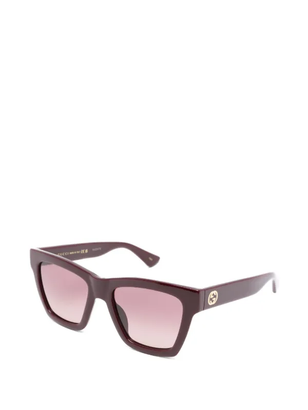Gucci Eyewear インターロッキングG スクエアフレーム サングラス