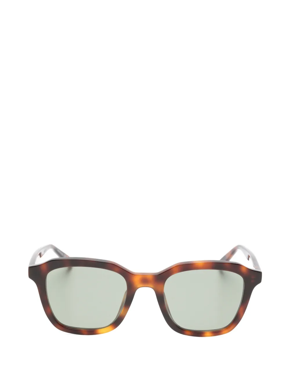 Saint Laurent Eyewear tortoiseshell-effect square-frame sunglasses - Braun