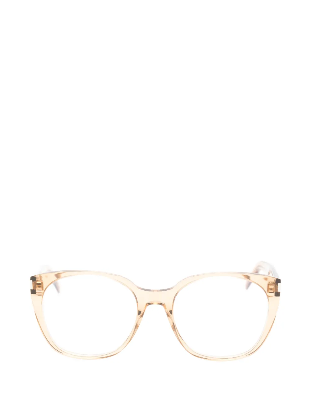 Saint Laurent Eyewear round-frame glasses - Nude