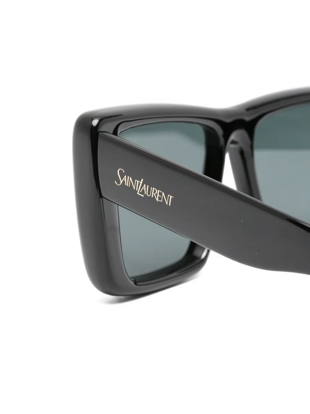 Saint Laurent Eyewear Howl zonnebril met vierkant montuur Zwart