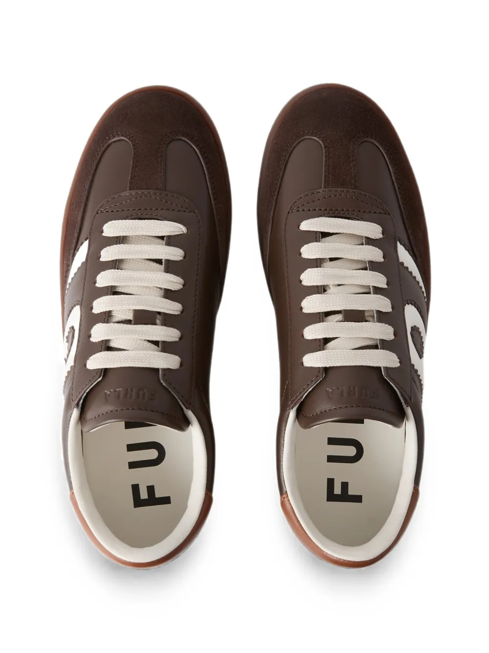 Furla Allegra panelled sneakers Bruin