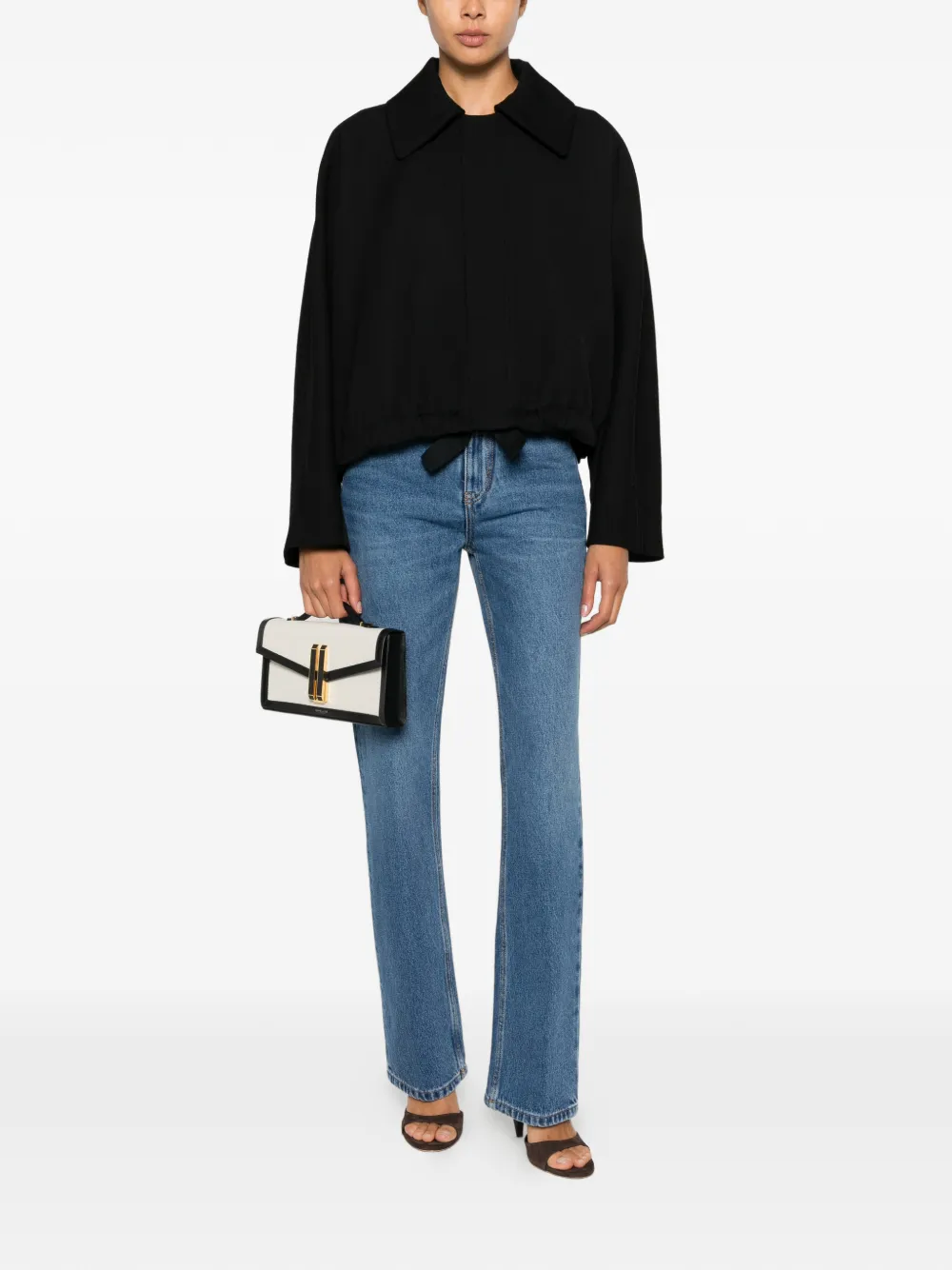 Victoria Beckham Julia denim jeans Blauw