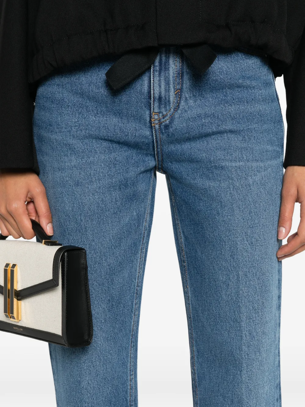 Victoria Beckham Julia denim jeans Blauw