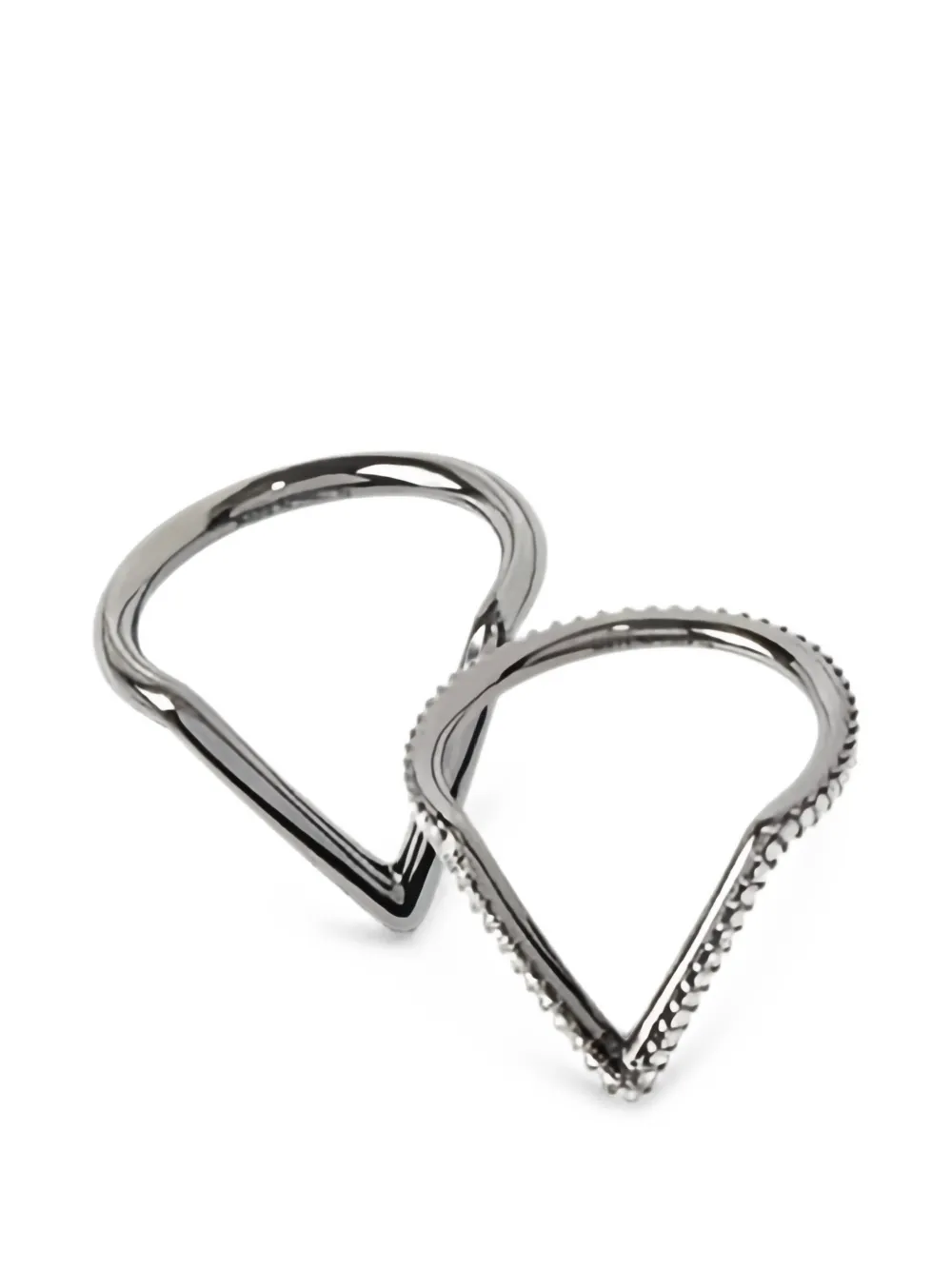 Valentino Garavani VLogo ring - Argento