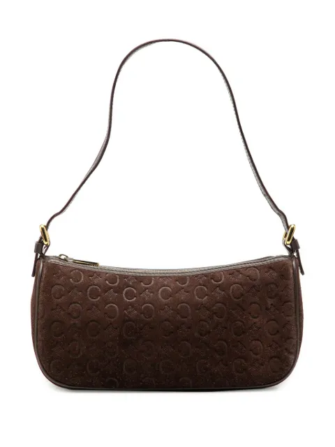 Celine Pre-Owned 2000 C Macadam Suede shoulder bag