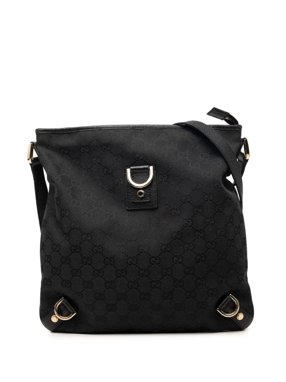 Gucci Pre-Owned 2000-2015 GG Canvas Abbey D Ring crossbody bag - Schwarz