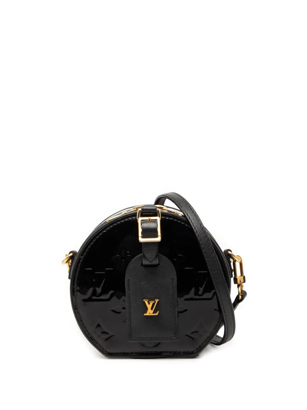 Louis Vuitton Pre-Owned 2019 Monogram Vernis Mini Boite Chapeau Souple crossbody bag - Nero