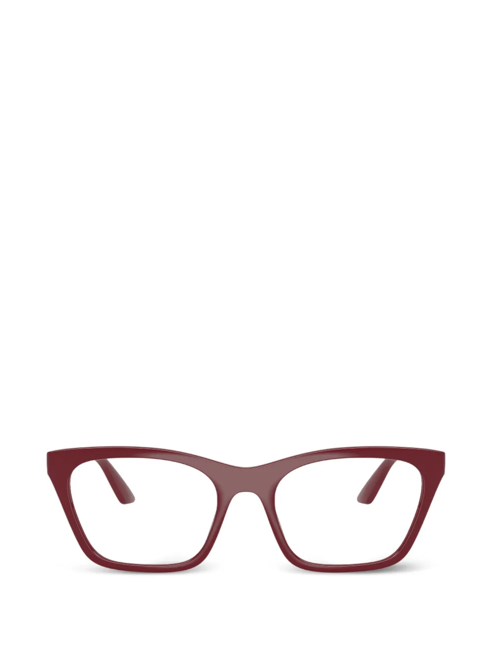 Emporio Armani cat-eye glasses - Rosso