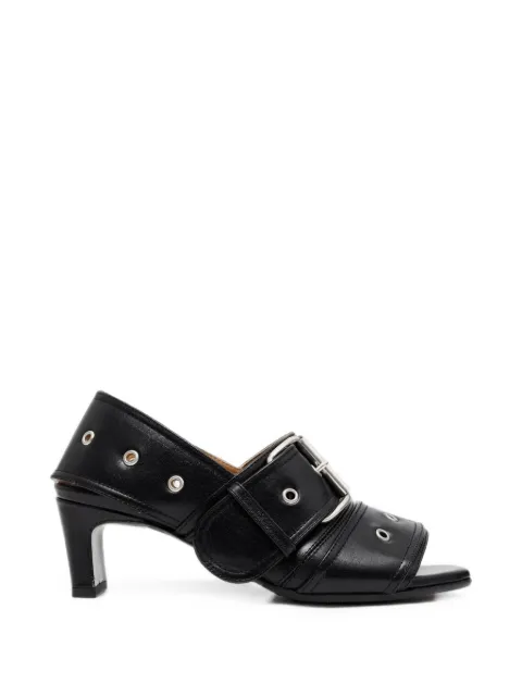 OUR LEGACY eyelet-embellished buckle-fastening mules