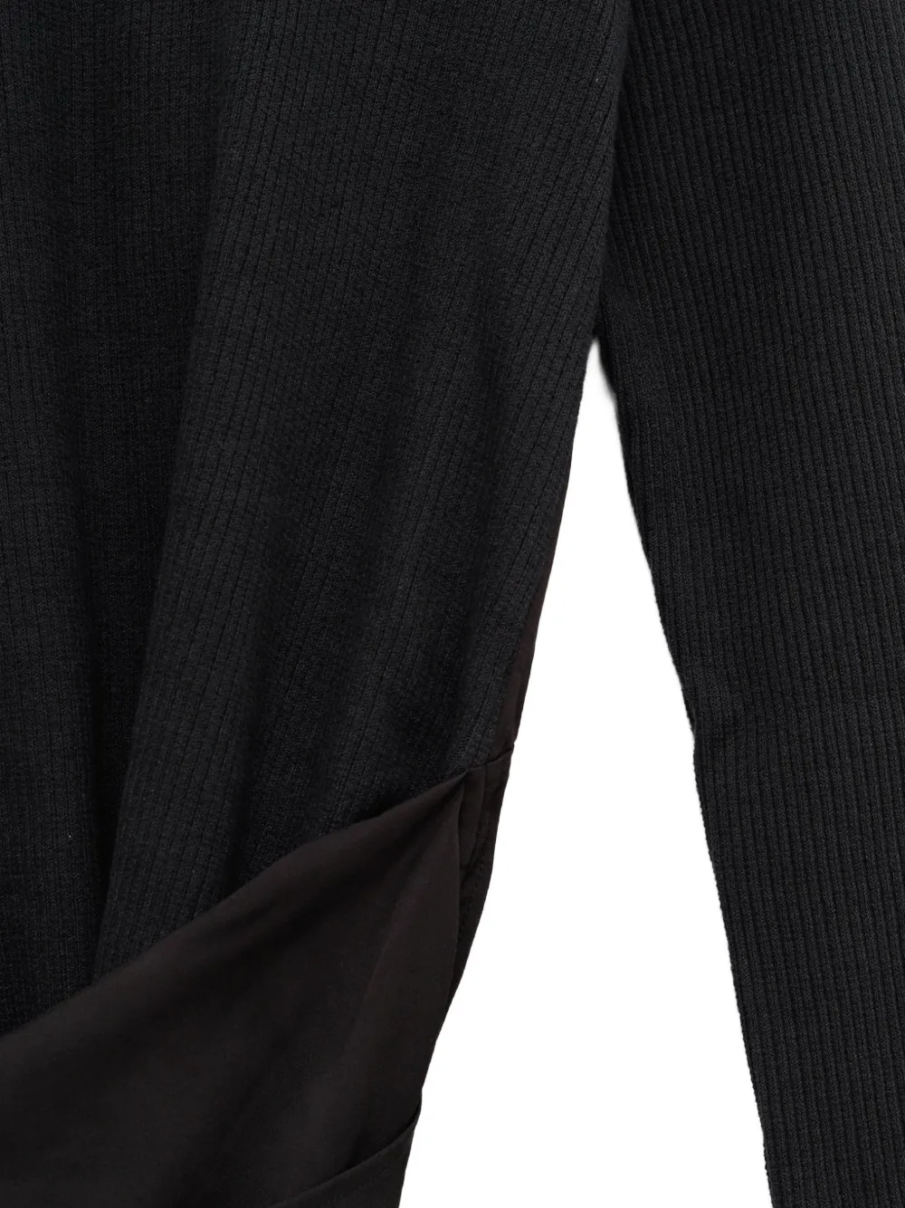 OUR LEGACY Ribbed-knit Tie-waist Maxi Dress in Black, view 3