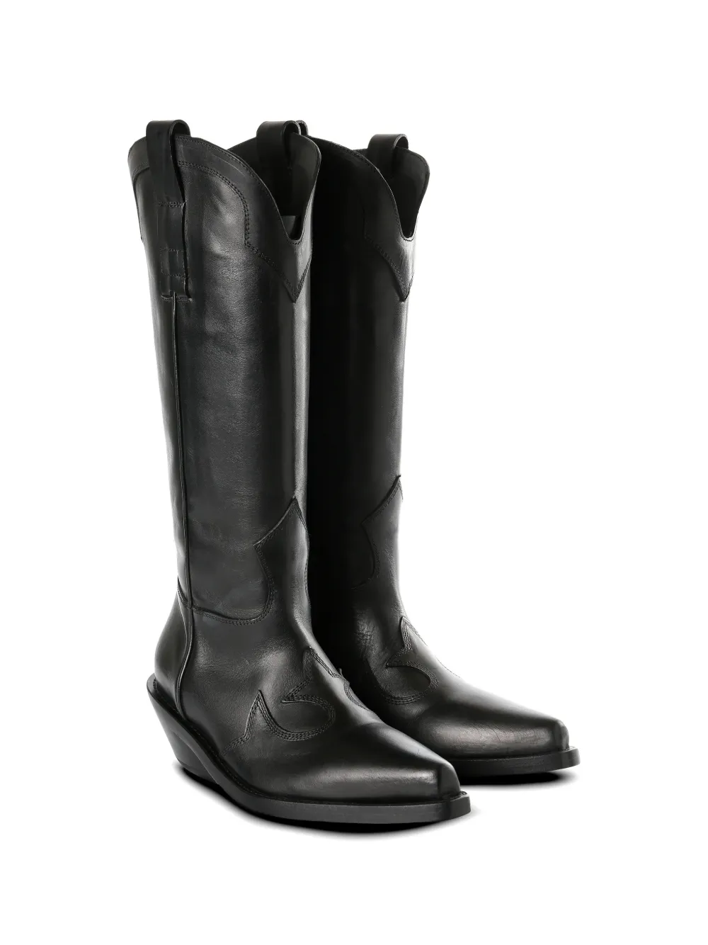 Ann Demeulemeester Rasin Santiags cowboy boots Zwart