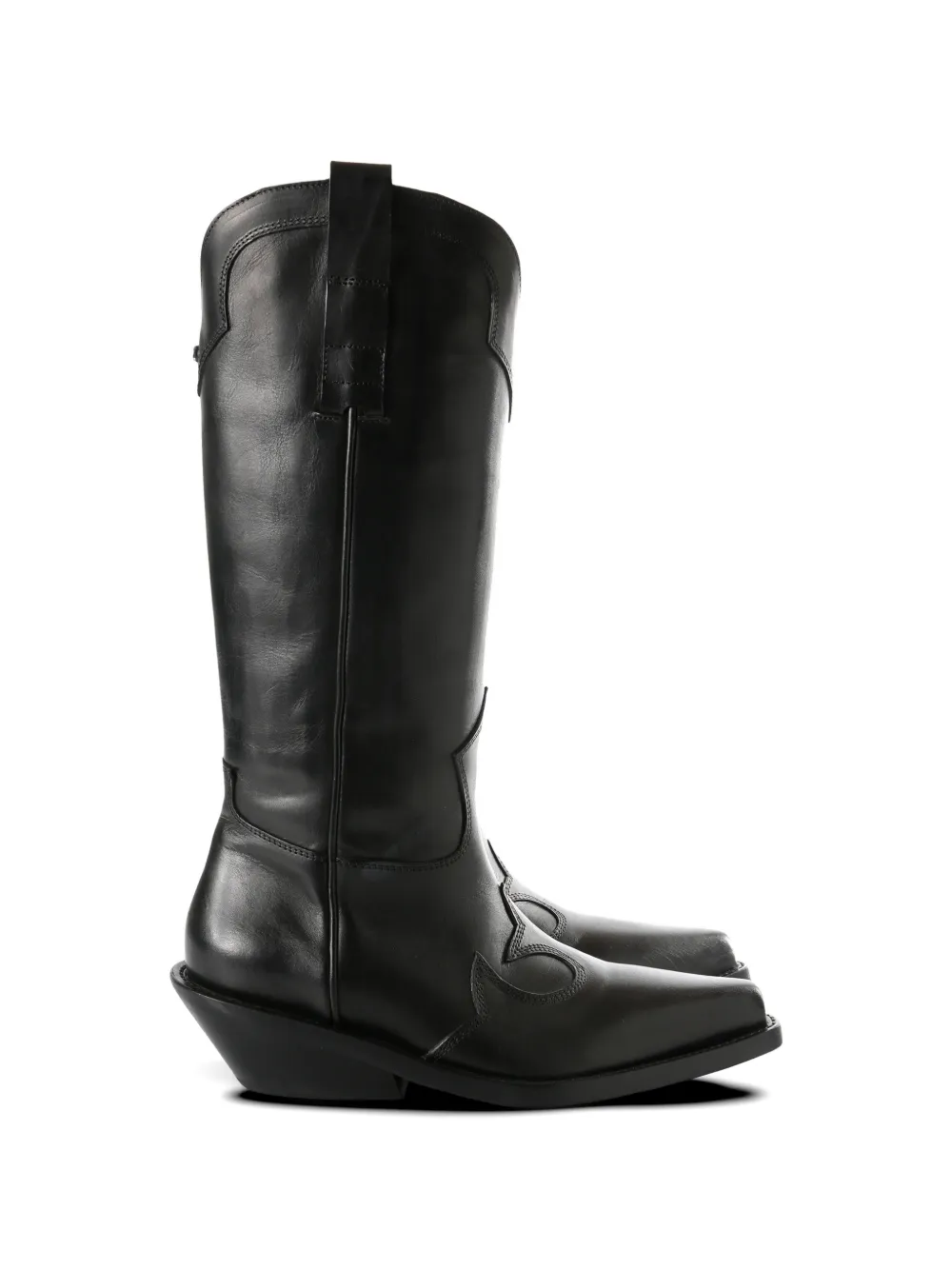 Ann Demeulemeester Rasin Santiags cowboy boots Zwart
