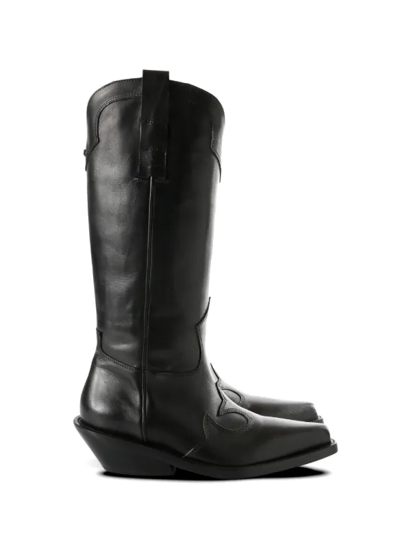 Ann Demeulemeester Rasin Santiags ウエスタンブーツ | ブラック