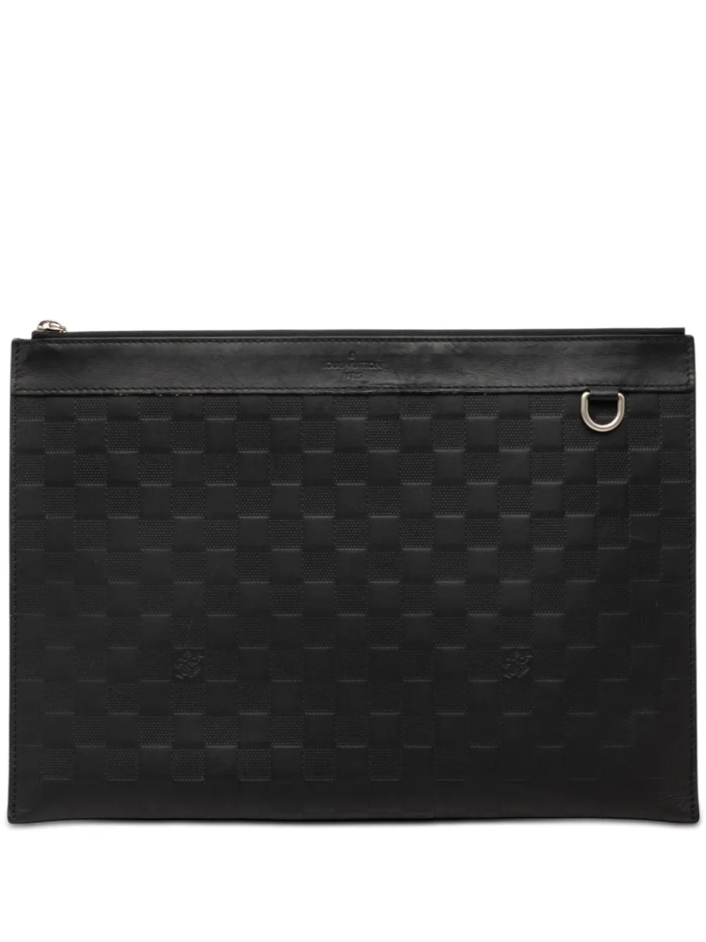 Louis Vuitton Pre-Owned 2018 Damier Infini Pochette Discovery GM clutch bag - Schwarz
