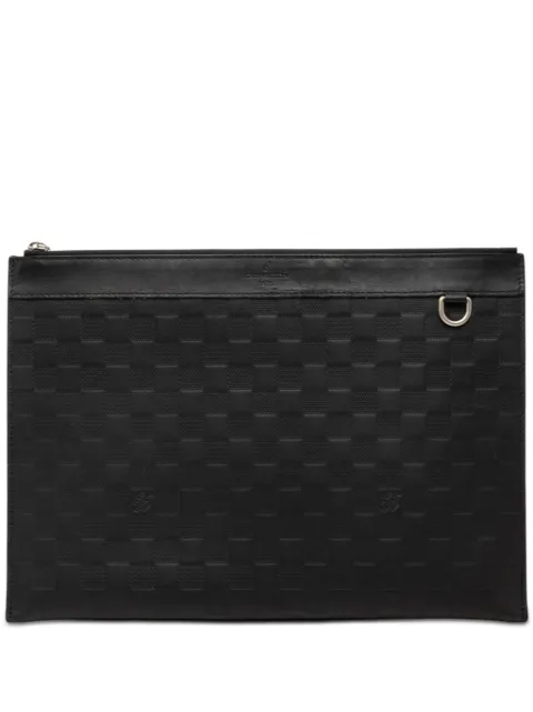 Louis Vuitton Pre-Owned 2018 Damier Infini Pochette Discovery GM clutch bag