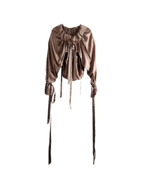 Ann Demeulemeester Stee silk blouse